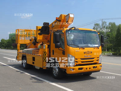 国六推荐车型五十铃江特牌JDF5090JGKQ6S高空作业车